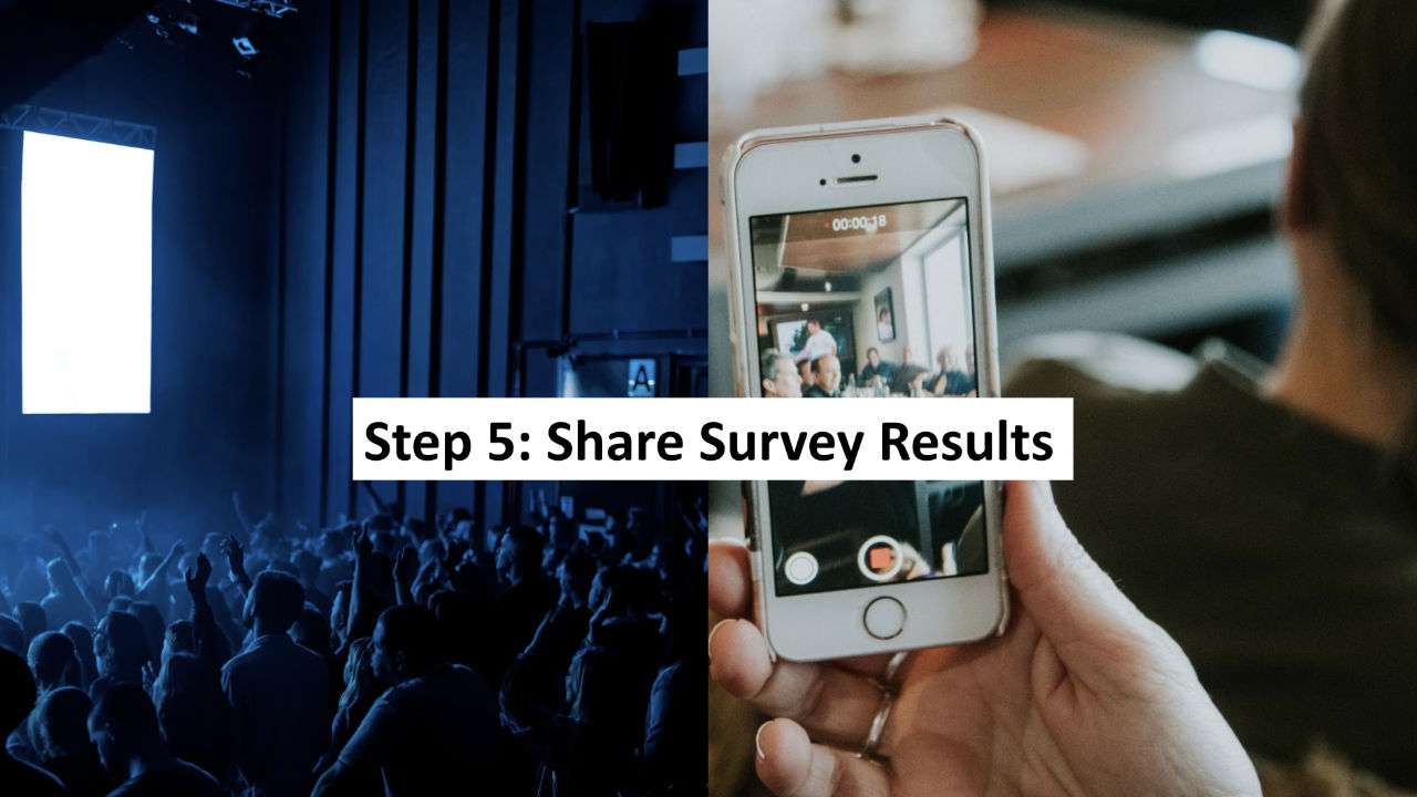 Step 5: Share the results of the Resilient Community Experience Survey at a Community Forum